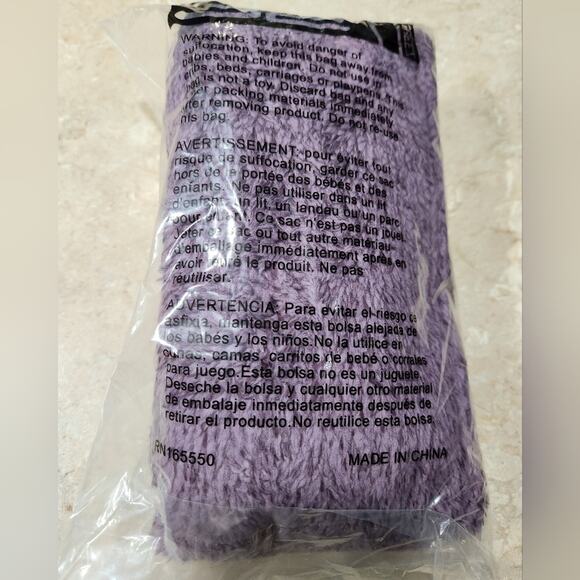 🏝️32 DEGREES, Sherpa Infinity Scarf, Purple, one size - Picture 7 of 7